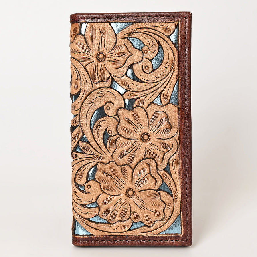 OHLAY Wallet Hand Tooled Genuine Leather Women Bag Western Handbag Purse | Womens Handbags |Leather Belt for Summer