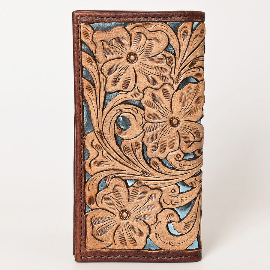 OHLAY Wallet Hand Tooled Genuine Leather Women Bag Western Handbag Purse | Womens Handbags |Leather Belt for Summer