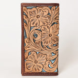 OHLAY WALLET Hand Tooled  Genuine Leather women bag western handbag purse