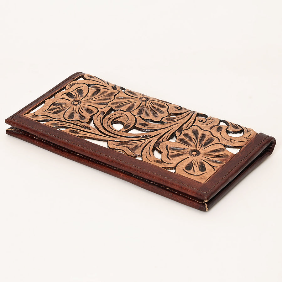 OHLAY Wallet Hand Tooled Genuine Leather Women Bag Western Handbag Purse | Womens Handbags |Leather Belt for Summer