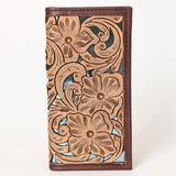 OHLAY WALLET Hand Tooled  Genuine Leather women bag western handbag purse