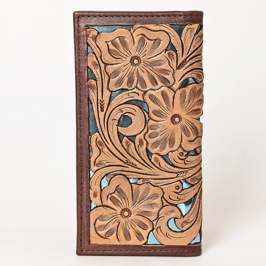 OHLAY Wallet Hand Tooled Genuine Leather Women Bag Western Handbag Purse | Womens Handbags |Leather Belt for Summer