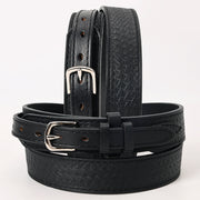 HILASON Western Genuine Leather Belt for Men Women Cowboy Cowgirl Handmade Unisex Full Grain Heavy Duty Tooled Jeans