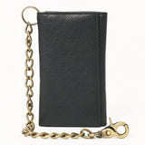 AMERICAN TANNER Genuine Leather Long Bifold Wallet For Men Women H6.5 X W3.25 X D1