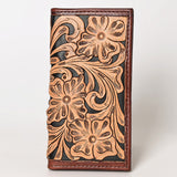 OHLAY WALLET Hand Tooled  Genuine Leather women bag western handbag purse