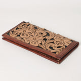 OHLAY WALLET Hand Tooled  Genuine Leather women bag western handbag purse