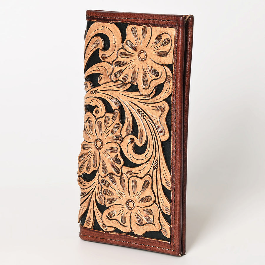 OHLAY WALLET Hand Tooled Genuine Leather women bag western handbag purse - Uhorse