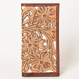 OHLAY WALLET Hand Tooled  Genuine Leather women bag western handbag purse