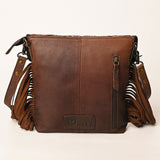 Ohlay Bags OHG112 Envelope Hand Tooled Hair-On Genuine Leather Women Bag Western Handbag Purse