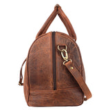 Ohlay Bags OHM101B Duffel Hand Tooled Genuine Leather Women Bag Western Handbag Purse