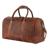 Ohlay Bags OHM101B Duffel Hand Tooled Genuine Leather Women Bag Western Handbag Purse