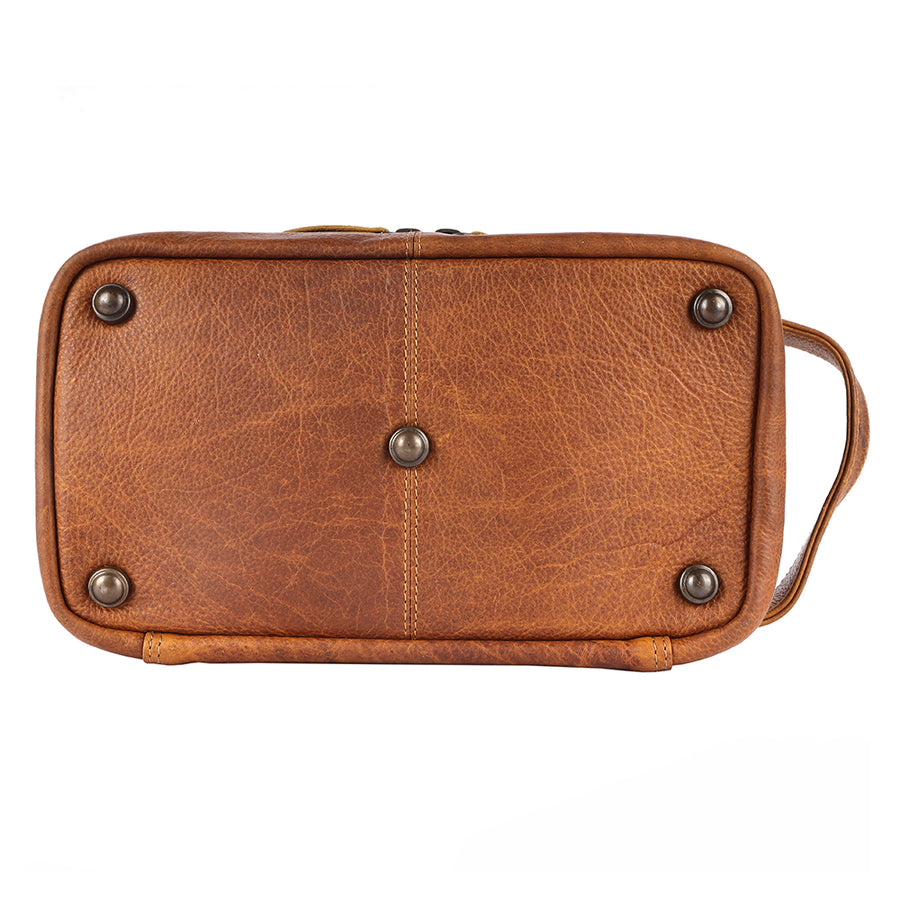 OHLAY Duffel Genuine Leather Women Bag Western Handbag Purse | Canvas for Womens Summer
