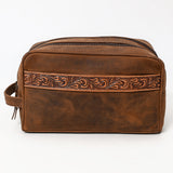 OHLAY TOILETRY Hand Tooled  Genuine Leather women bag western handbag purse