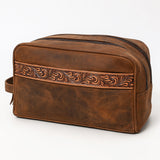 OHLAY TOILETRY Hand Tooled  Genuine Leather women bag western handbag purse