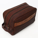 OHLAY TOILETRY Hand Tooled  Genuine Leather women bag western handbag purse