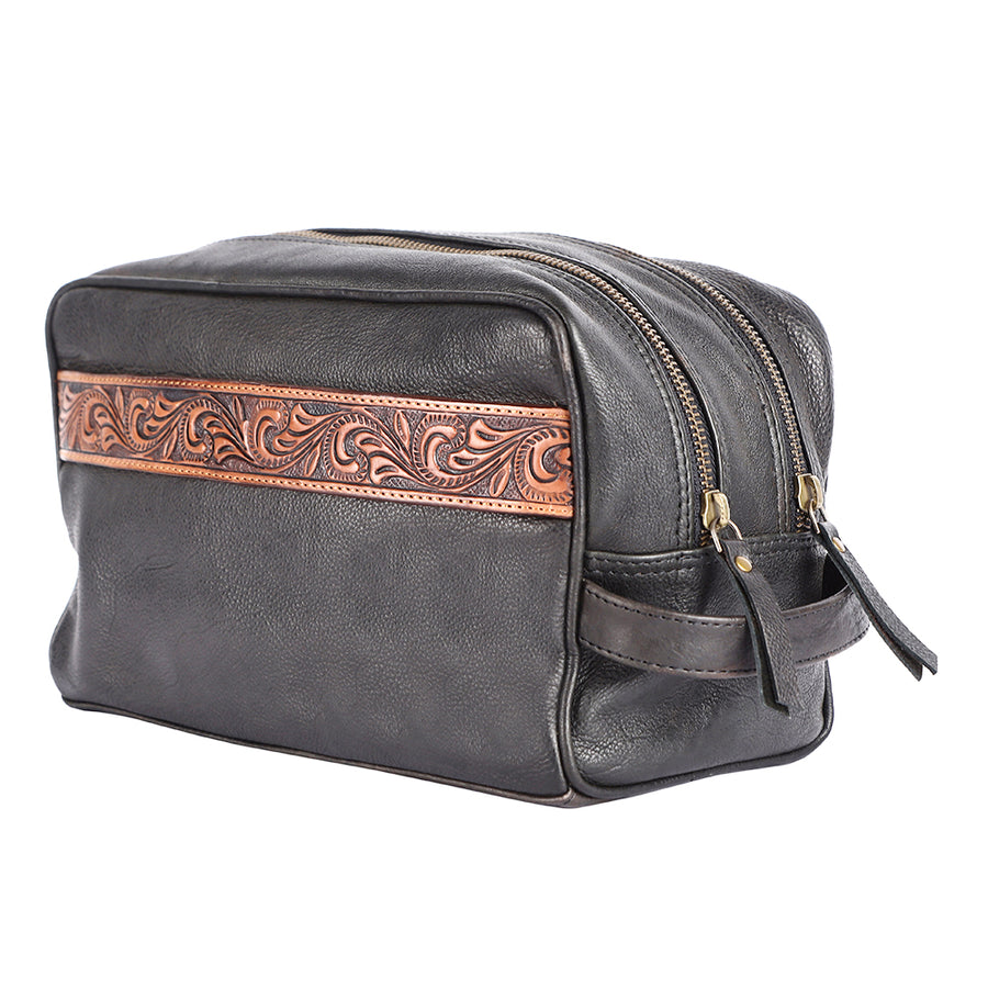OHLAY TOILETRY Hand Tooled Genuine Leather women bag western handbag purse - Uhorse