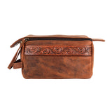 Ohlay Bags OHM111A Toiletry Hand Tooled Genuine Leather Women Bag Western Handbag Purse