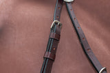 Lrg Hilason Western Horse Reins Bitfree Genuine Leather English Bitless Bridle Brown