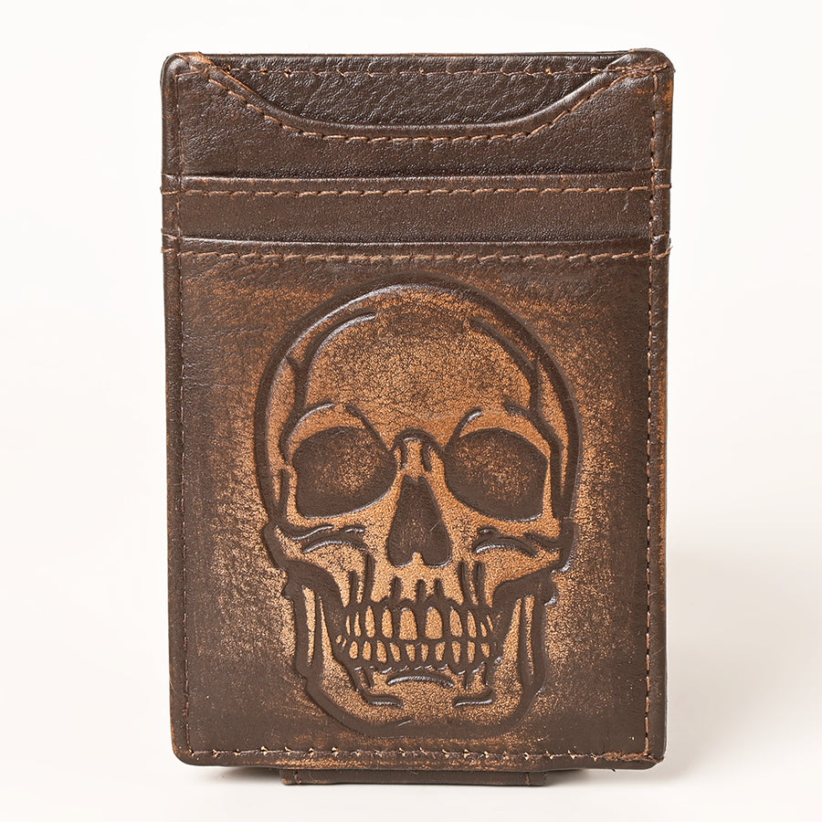 AMERICAN TANNER Genuine Leather Card Holder Wallet For Men & Women H4.1 X W3