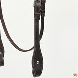 HILASON Western Horse Genuine Leather Headstall Tack Plain
