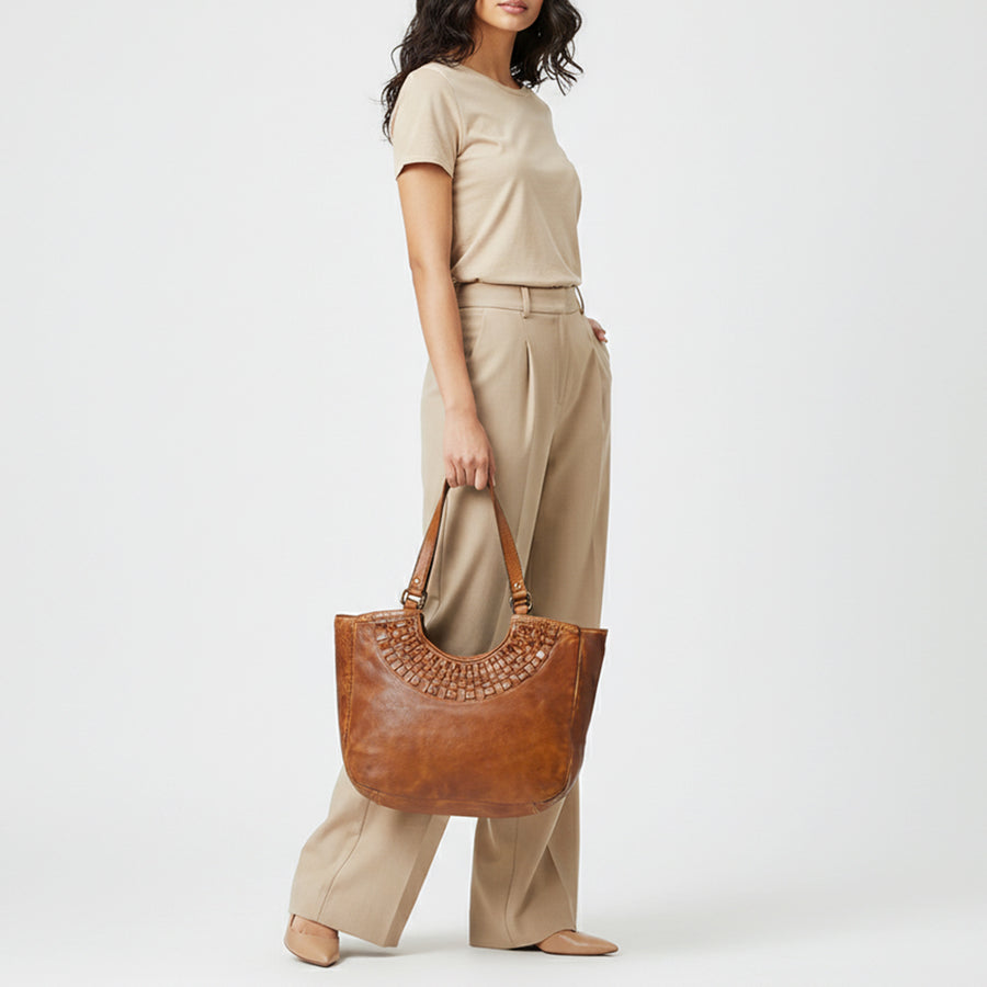 SWL129 Tote Genuine Leather women bag western