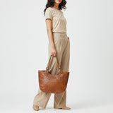 SWL129 Tote Genuine Leather women bag western
