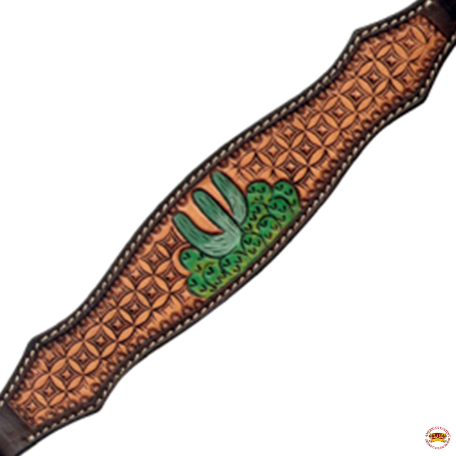 HILASON Western Leather Horse Headstall & Breast Collar Hand Tooled Tan | Leather Headstall | Leather Breast Collar