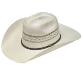 M&F Western Cowboy Hat Adult Shantung Vent  Natural