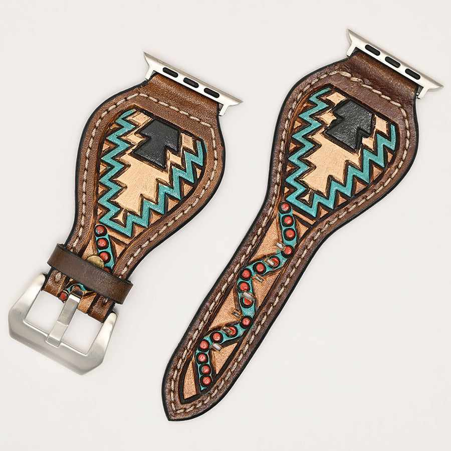 American Darling ADWAR129-45 Beautifully Hand Tooled Genuine Leather I by Hilason – Cowboy and equestrian accessories