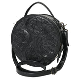 American Darling Canteen Hand Tooled Genuine Leather women bag western handbag purse