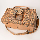 American Darling ADBG1305 Duffel Hand Tooled Genuine Leather Women Bag
