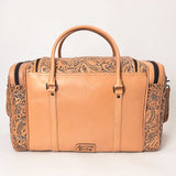 American Darling ADBG1305 Duffel Hand Tooled Genuine Leather Women Bag