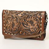 American Darling ADBG1309 Wallet Hand Tooled Genuine Leather women bag western handbag purse