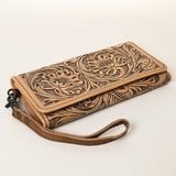 American Darling ADBG1311 Wallet Hand Tooled Genuine Leather women bag western handbag purse