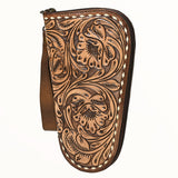 American Darling ADGC106 Floral Western Hand Tooled Genuine Leather Women & Man GUN CASE