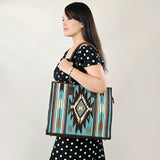 American Darling Saddle Blanket Genuine Leather Women Bag Western Handbag Purse