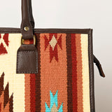 American Darling Tote Saddle Blanket Fabric Genuine Leather Western Women Bag | Handbag Purse for Cute