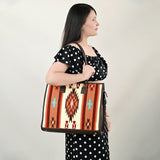 American Darling Saddle Blanket Genuine Leather Women Bag Western Handbag Purse