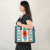 American Darling Saddle Blanket Genuine Leather Women Bag Western Handbag Purse