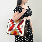 American Darling Saddle Blanket Genuine Leather Women Bag Western Handbag Purse