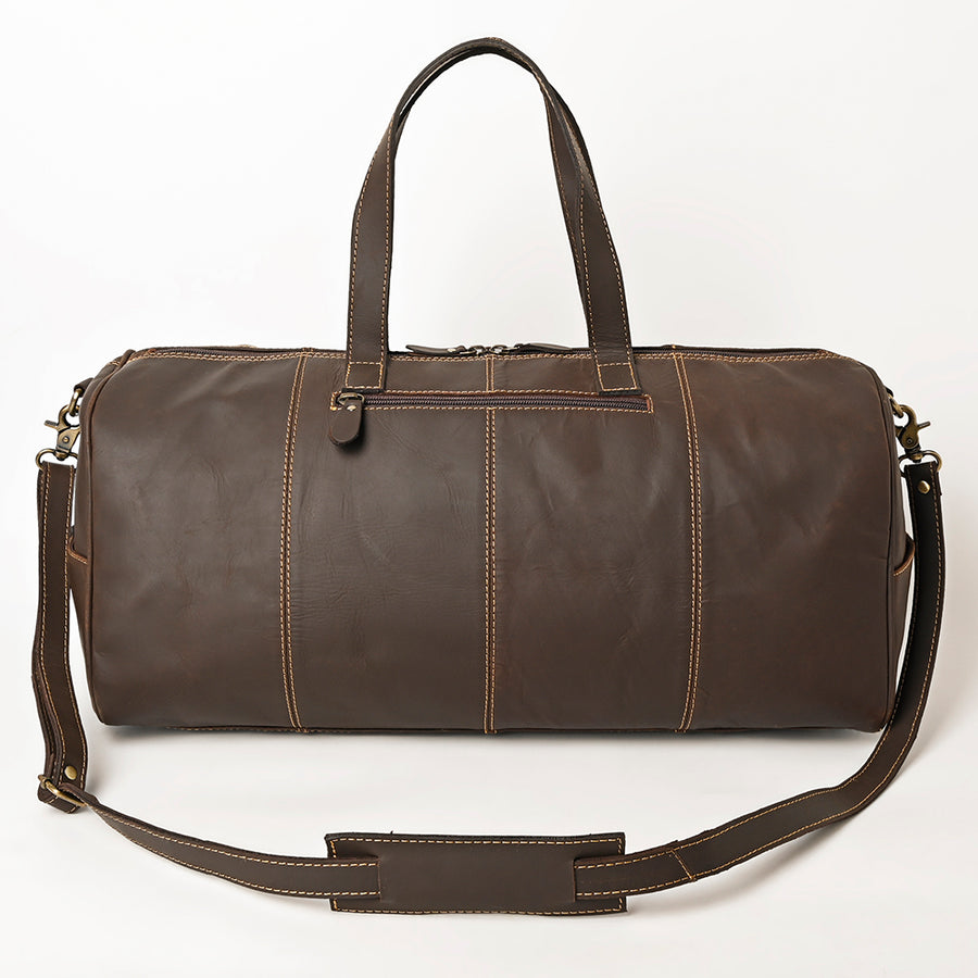 OHLAY Duffel Upcycled Wool Genuine Leather Women Bag Western Handbag Purse | Canvas for Womens Summer
