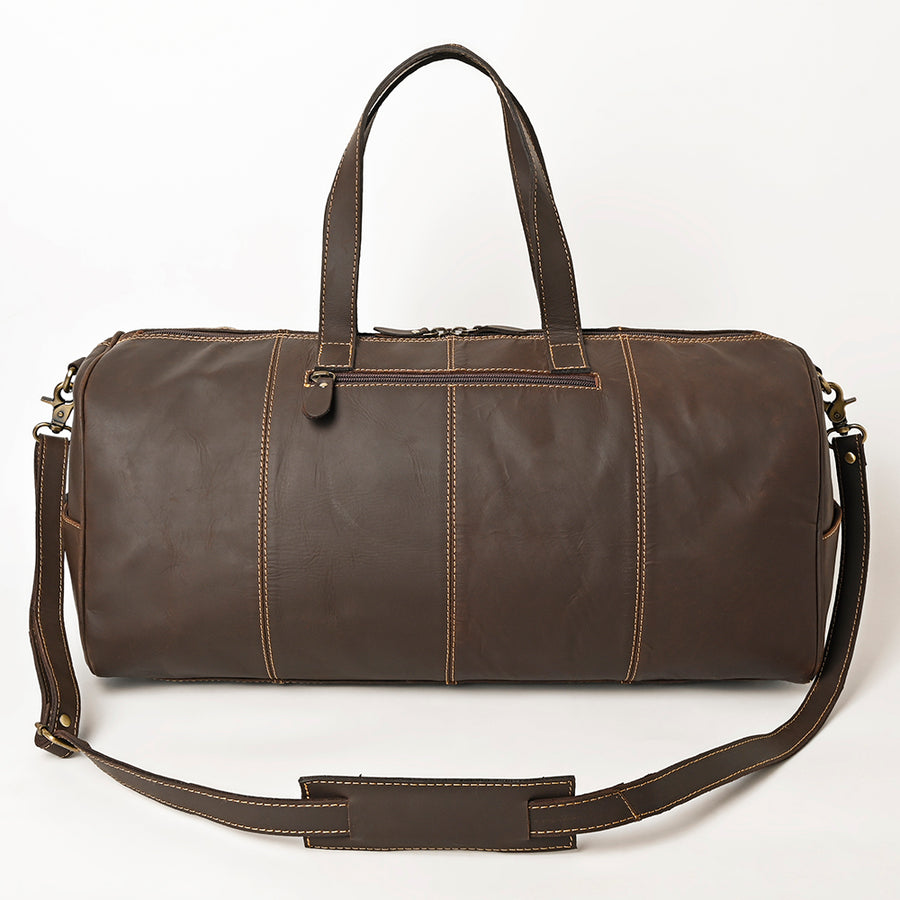 OHLAY Duffel Upcycled Wool Genuine Leather Women Bag Western Handbag Purse | Canvas for Womens Summer