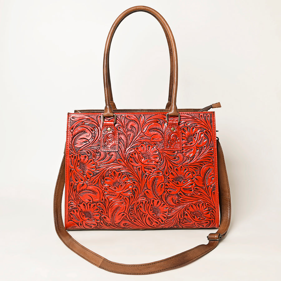 American Darling Hand-Tooled Genuine Leather Western Tote Bag – Durable Crossbody Design with Premium Craftsmanship for Everyday Women