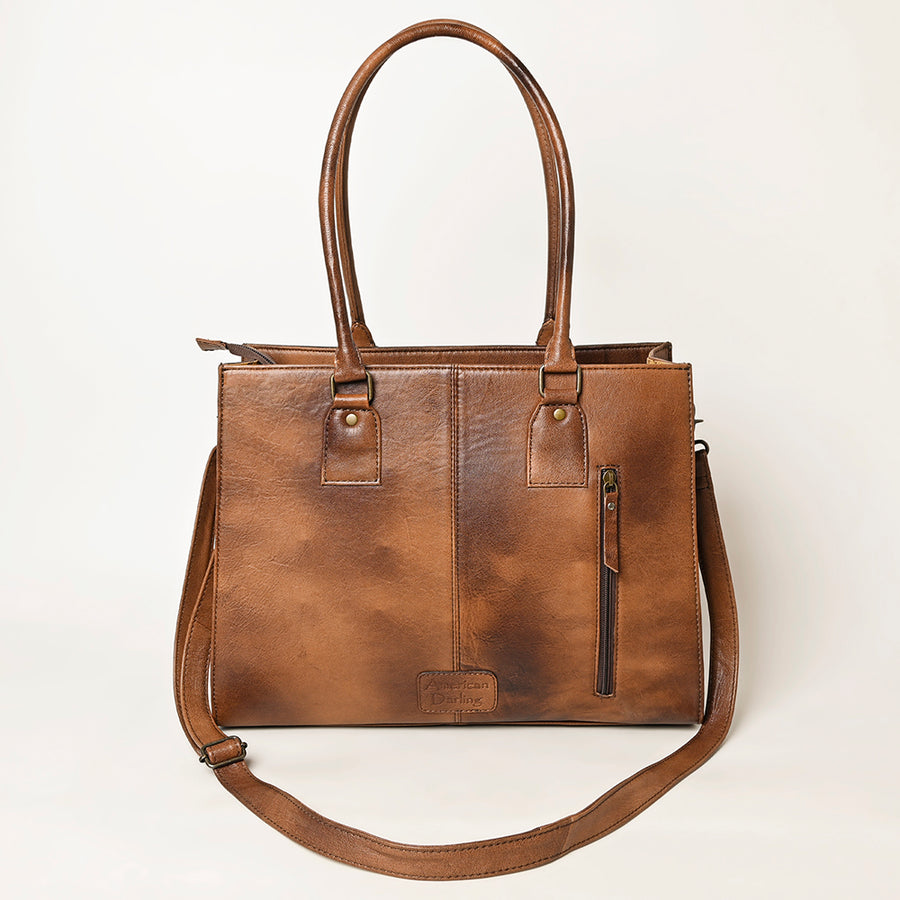 American Darling Hand-Tooled Genuine Leather Western Tote Bag – Durable Crossbody Design with Premium Craftsmanship for Everyday Women