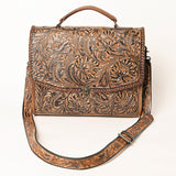American Darling ADBG1318 Hand Tooled Genuine Leather Women Bag Western Handbag Purse