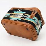 American Darling Jewelry Case Saddle Blanket Genuine Leather women bag western handbag Purse