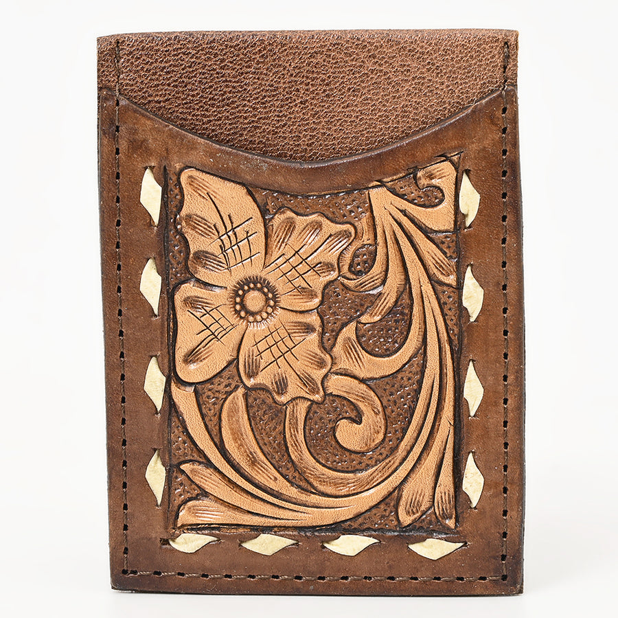 American Darling Cell Phone Holder Hand Tooled Genuine Leather Western Women Bag Purse | Case