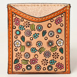 American Darling Card Holder Hand Tooled Genuine Leather | Business Credit
