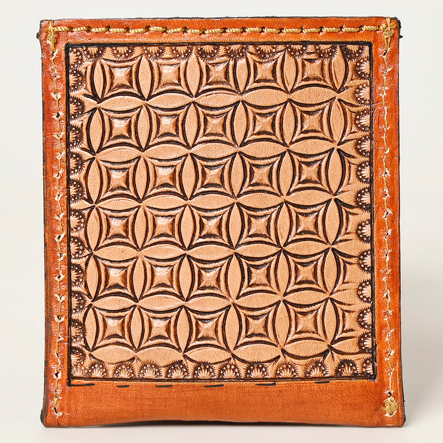American Darling Card Holder Hand Tooled Genuine Leather | Business Credit