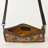 American Darling Clutch Hand Tooled Genuine Leather Western Women Bag Handbag Purse | Purses for Cute